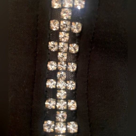 “CACHE” Curvy Rhinestone Evening Dress - Picture 11 of 15